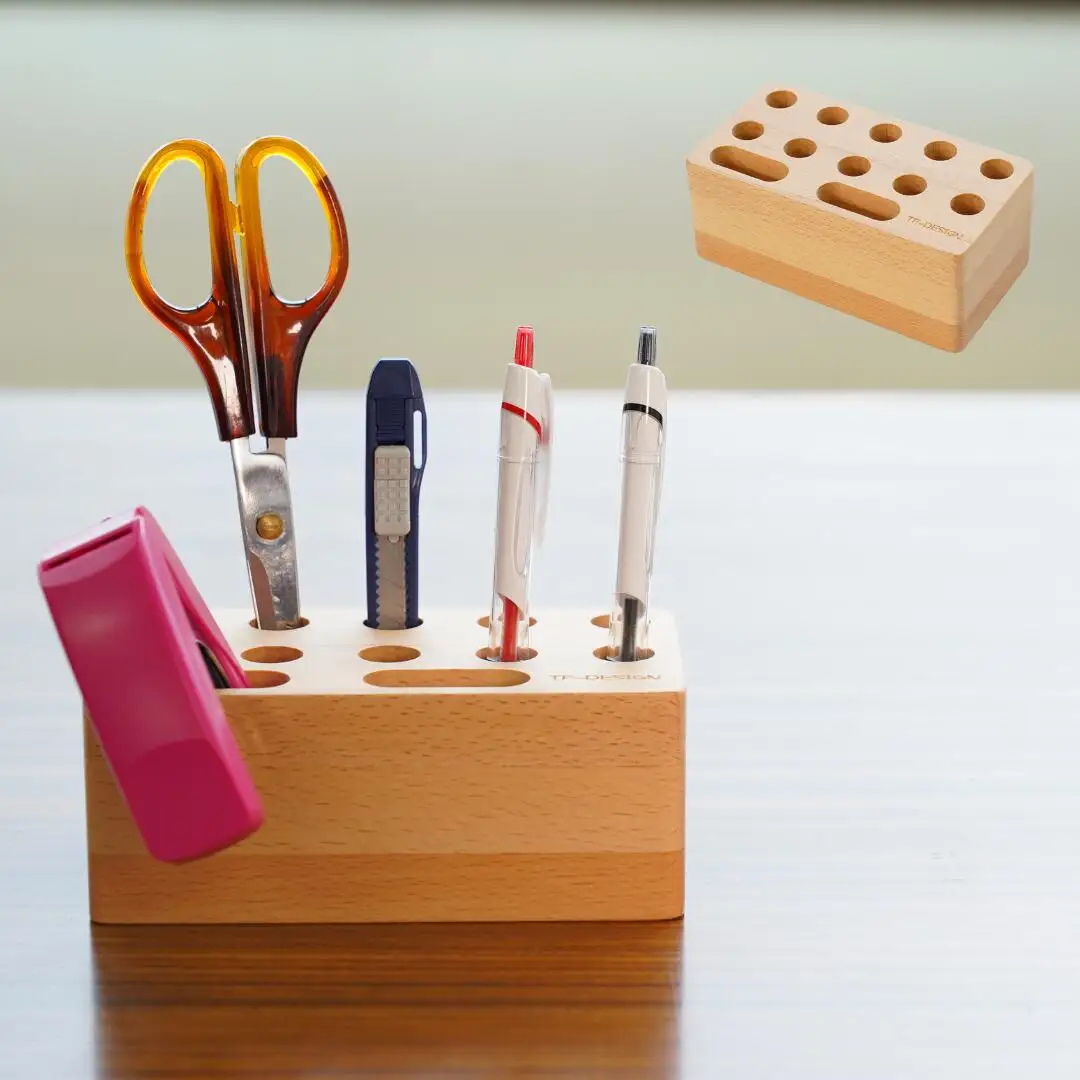 卓上ツールスタンド 木製 机上収納 文房具 工具立て 収納 DIY 工具収納 道具収納 模型 工作 おしゃれ シンプル 模型工具 収納用品 【016S067】