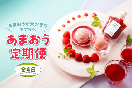 DH005.【あまおうが大好きなアナタへ】あまおう定期便（全4回）【北海道・沖縄・離島へ配送不可】【あまおう】