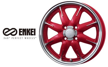 ENKEIアルミホイール“all one”Candy Red【配送不可：離島】 雑貨 日用品 