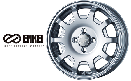 ENKEIアルミホイール“all four”Sparkle Silver【配送不可：離島】 雑貨 日用品 