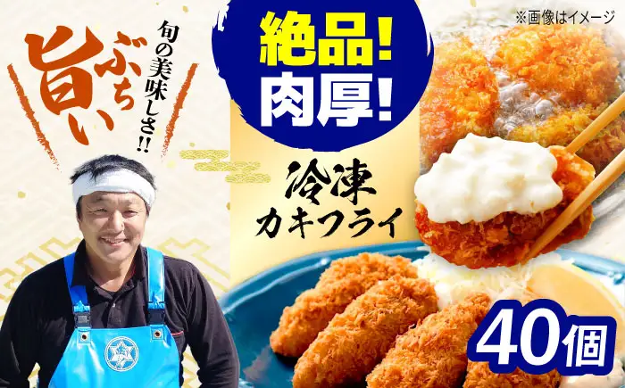 冷凍牡蠣 カキフライ40個 牡蠣[XAO035]