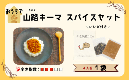 スパイスカレー 1セット(4人分) スパイスカレー専門店「山路」 Aj-001