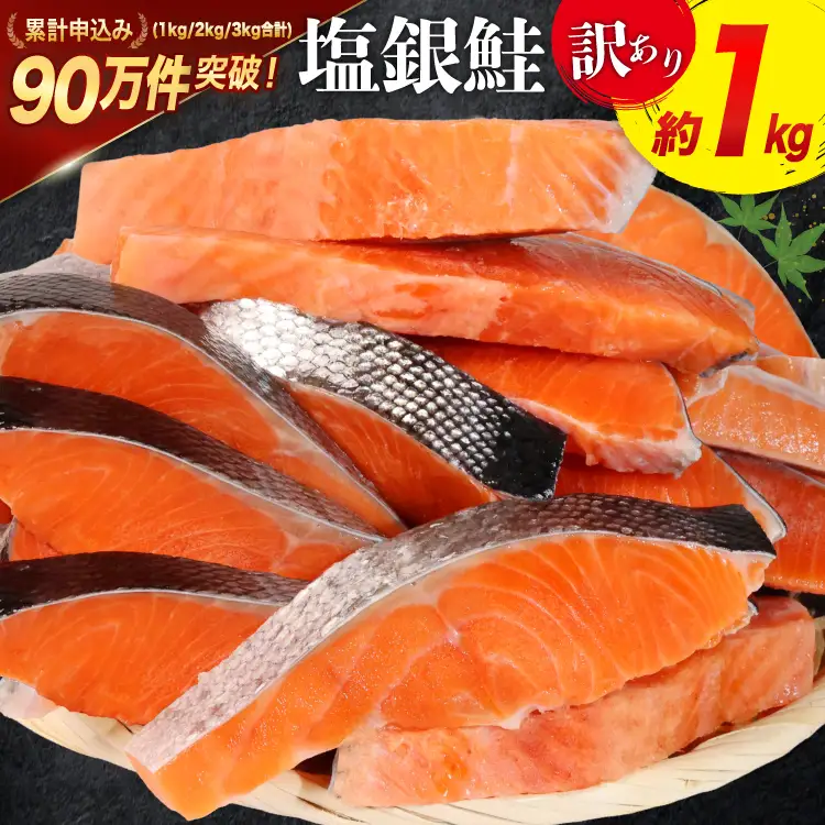 訳あり 銀鮭切身 約1kg [宮城東洋 宮城県 気仙沼市 20564663] サケ しゃけ 魚 鮭