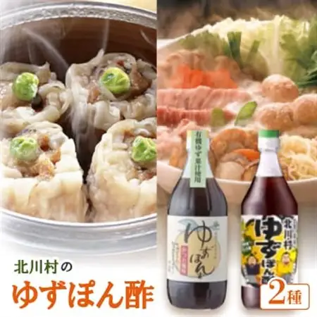 北川村のゆずぽん酢 2種(500ml×各1本) 計2本セット【1512101】