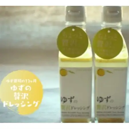 ゆずの贅沢ドレッシング　200ml×2本【池田柚華園】【1517709】