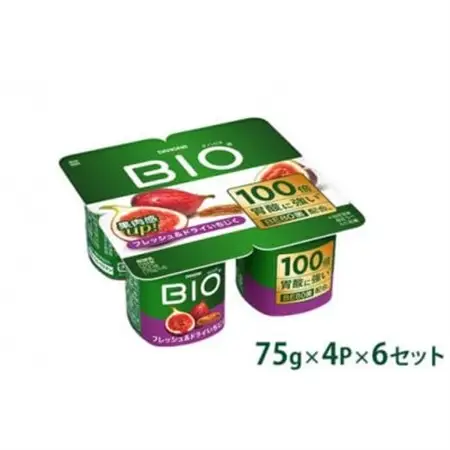 ダノンビオ ヨーグルト フレッシュ＆ドライいちじく 75g×4P×6セット_卵・乳製品 ヨーグルト  _【配送不可地域：離島・沖縄県】【1518314】
