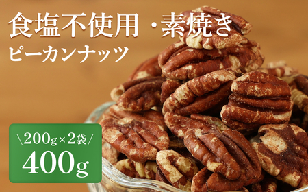 〈スピード出荷〉ピーカンナッツ 素焼き食塩不使用  〈小分け400g ポスト投函〉ナッツ