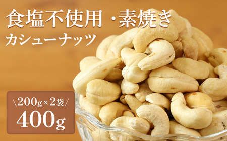 〈スピード出荷〉カシューナッツ 素焼き食塩不使用  〈小分け400g ポスト投函〉  ナッツ