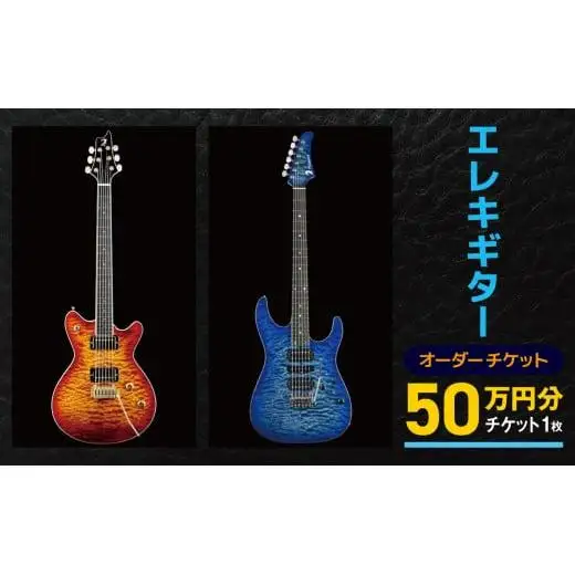 エレキギター オーダーチケット 50万円分 | オーダー チケット 楽器 ギター エレキ ギター 長野県 塩尻市