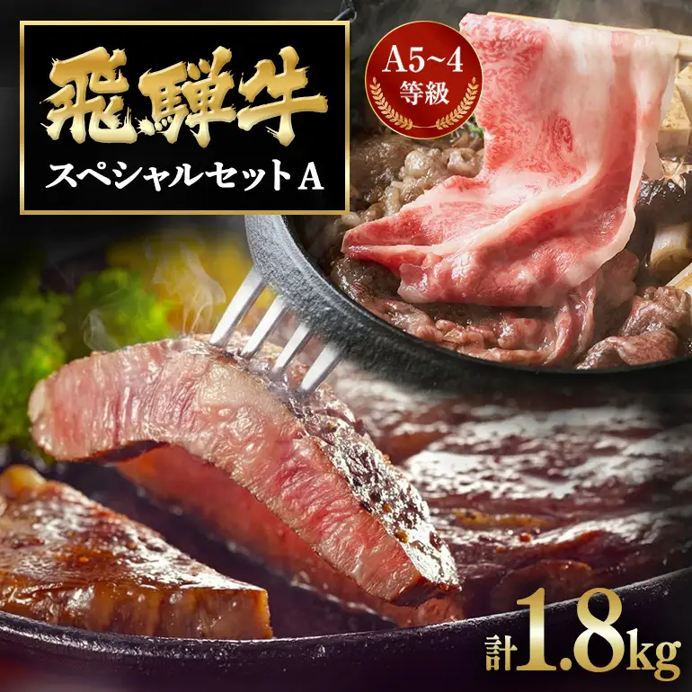 飛騨牛 A5～4等級 スペシャルセットA (A01-020)