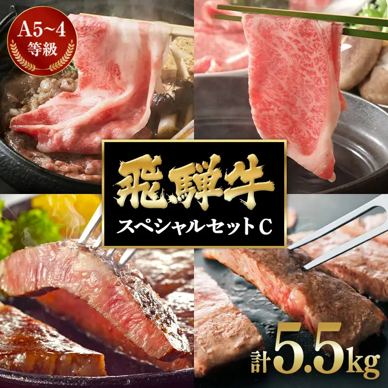 飛騨牛 A5～4等級 スペシャルセットC (A01-023)
