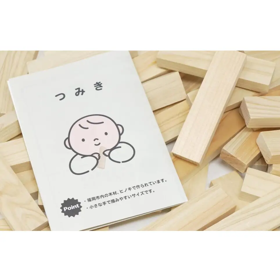 福岡市産材ヒノキの0歳から大人まで楽しめる「てっぺん積み木」300枚セット | 玩具 雑貨 日用品 人気 おすすめ 送料無料