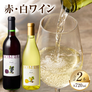 小牧ワイナリ―　赤・白ワイン２本セット（小牧産ぶどう100％使用）[026A10]　 軽口ワイン 葡萄 ぶどう ブドウ ヤマ・ソービニオン ローズ・シオター 国産ワイン 酒 飲料 アルコール ギフト 贈り物 贈答 ワイン飲み比べ ワインセット