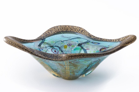 金・プラチナ象嵌「光琳」1983J.CAVIAR　BOWL 皇煌（こうおう）【カラー：グリーン】_0092-002-2