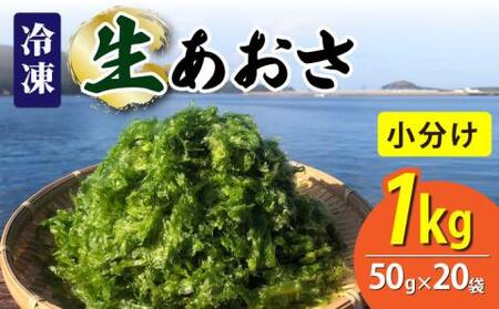 冷凍生あおさ50g×20袋 計1.0kg[RBN008] あおさ アオサ あおさ アオサ あおさ アオサ あおさ アオサ あおさ アオサ あおさ アオサ あおさ アオサ九州 長崎