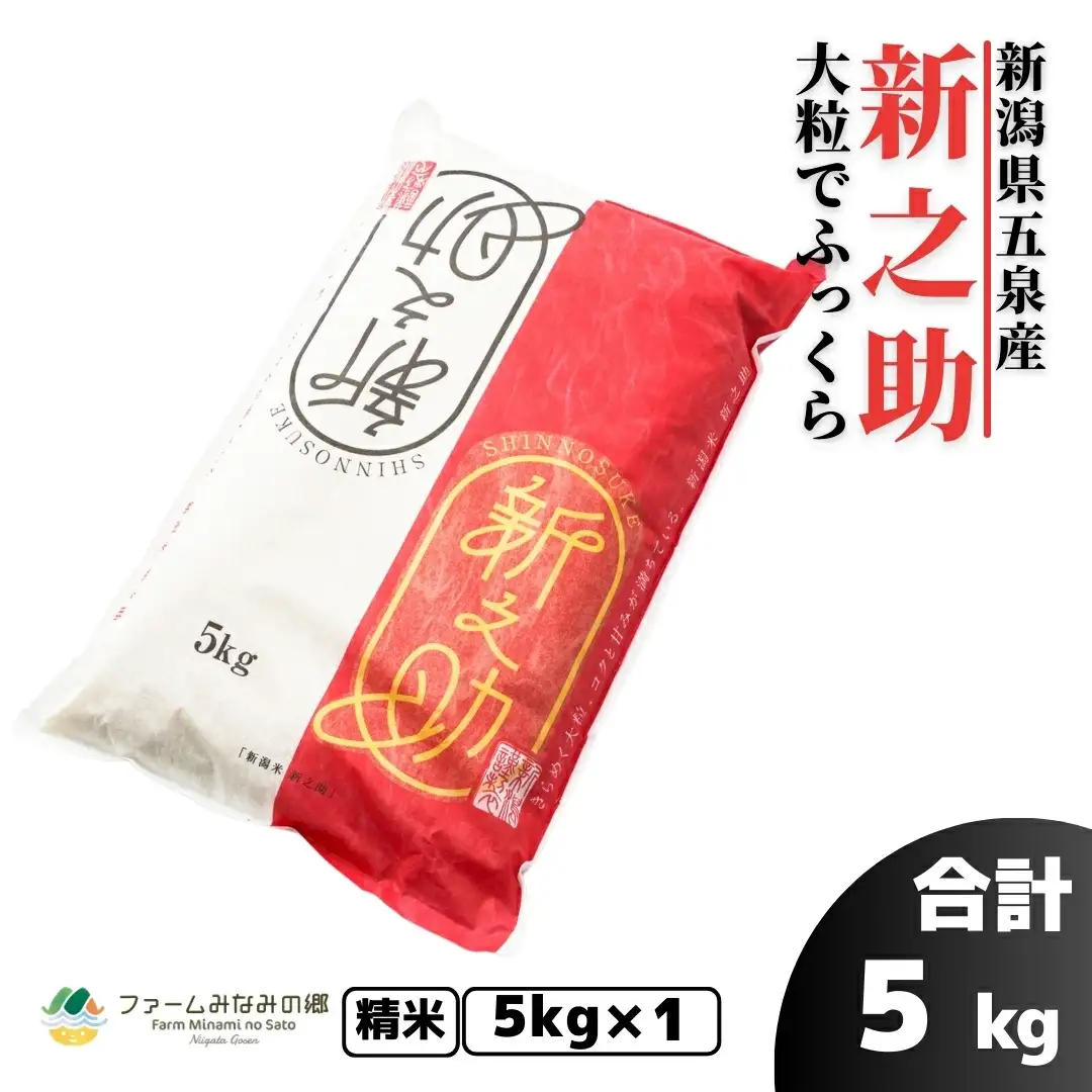 令和7年度産 新之助 精米 5kg | 新潟産 新之助 米