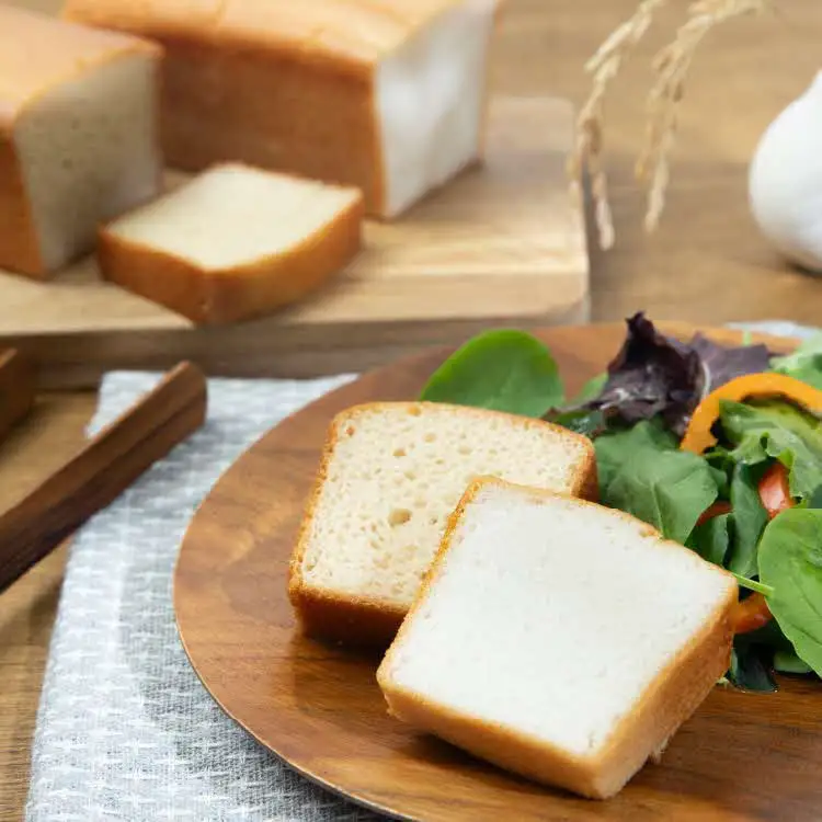 有機 山田錦の「生米パン」3本セット[ パン 食パン 朝食 グルテンフリー 添加物不使用 離乳食 冷凍 ]
