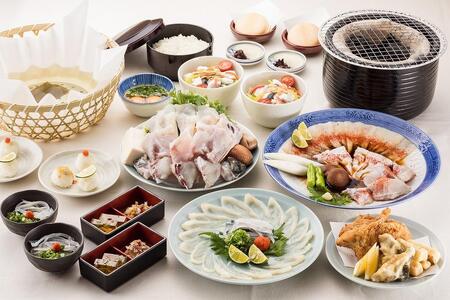 【とらふぐ亭】とらふぐ三昧フルコースお食事券＜1名様分＞【国産高級とらふぐ使用】
