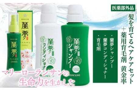 蘭夢 シャンプー コンディショナー 育毛剤 計3本