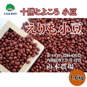 十勝 北海道産 とよころの小豆(エリモショウズ)1.6kg 小豆 あずき 豆