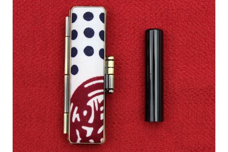 a10-384　オリジナル魚がし印鑑ケースと認印