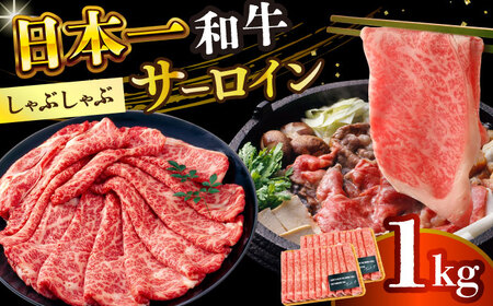 【厳選部位】 A4-A5 長崎和牛 サーロイン しゃぶしゃぶ すき焼き用 500g×2 [DBS019]