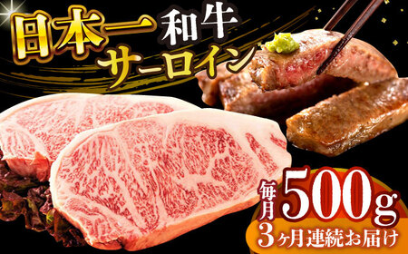 【3回定期便】A4-A5 長崎和牛 サーロインステーキ 250g×2 [DBS086] 牛肉 焼肉 ステーキ 