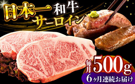 【6回定期便】A4-A5 長崎和牛 サーロインステーキ 250g×2 [DBS087] 牛肉 焼肉 ステーキ 　サーロイン