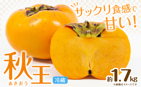 ☆2026年出荷☆ 秋王 約1.7kg《11月上旬-11月末頃出荷》柿 福岡県 【配送不可地域あり】