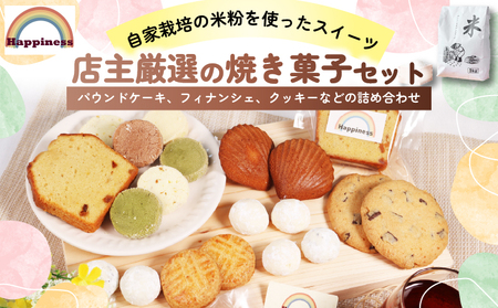 店主厳選の焼き菓子セット ふるさと納税 福知山市 焼き菓子 焼菓子 クッキー くっきー 米粉 米粉クッキー 洋菓子 スイーツ デザート 【fc-DY004】【Happiness】