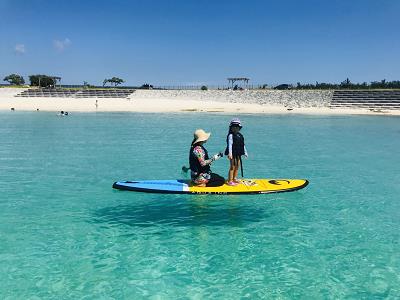 「SUP体験」サンゴ礁の島での海上散歩　F-⑧ 