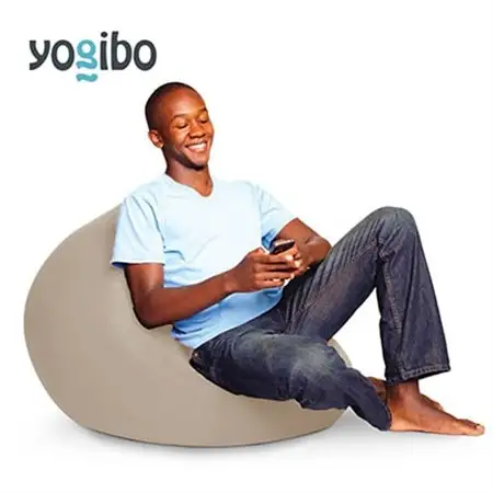 Yogibo Mini(ヨギボー ミニ)ライトグレー_ヨギボー ミニ ソファ グレー コンパクト 人気_【配送不可地域：離島】【1172149】