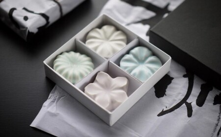 〔臼杵焼〕輪花箸置き【4個セット】