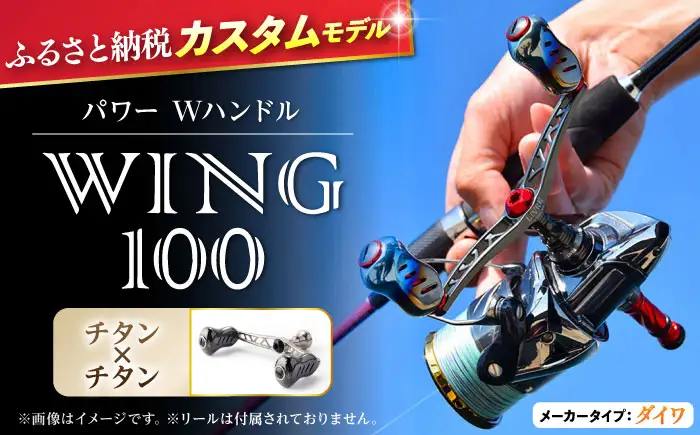 LIVRE リブレ ふるさと納税カスタム WING100（ダイワタイプ）チタン×チタン F24N-574[AMBB071-3]