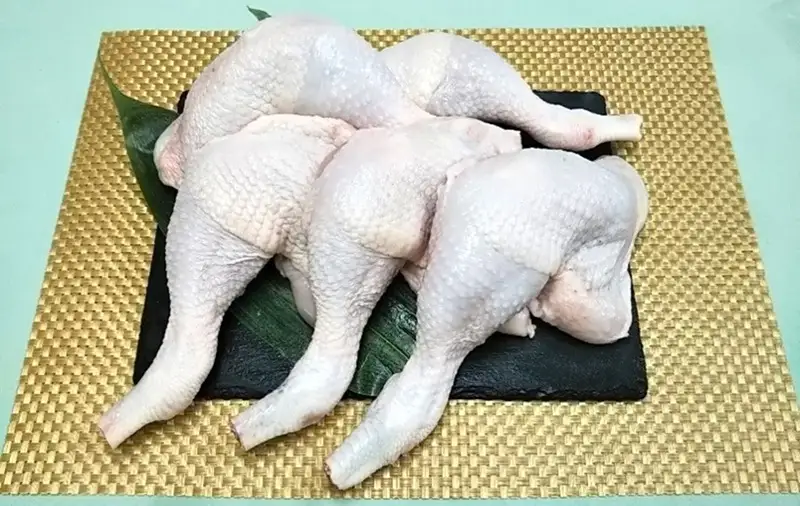0011-38-03 静岡県産銘柄鶏 「富士の鶏」 骨付きモモ肉 5本セット