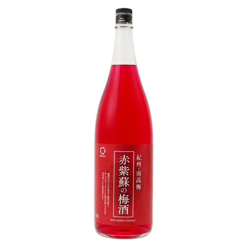 赤紫蘇の梅酒　1.8L 1本  / 南高梅 和歌山 赤い 紫蘇 しそ シソ 梅酒 お酒 酒 うめ ウメ 梅 うめ酒 リキュール 赤紫蘇 【kis143A】