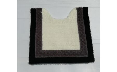 【ホワイト,グレー,ブラック】ボルガトイレマット約60cm×約60cm