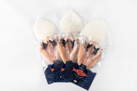 島根県浜田加工ノドグロと真イカの一夜干し合計6枚（約500g） 【005_0145】