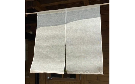 麻蚊帳のれん（生成）90cm×90cm 岡井麻布 のれん 蚊帳 麻 岡井麻布 のれん 蚊帳生地 玄関 のれん 麻 蚊帳 のれん 30-032