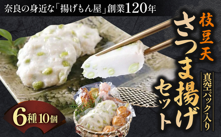 さつま揚げ 枝豆天さつま揚げセット 真空パック入り 魚万商店 10-026