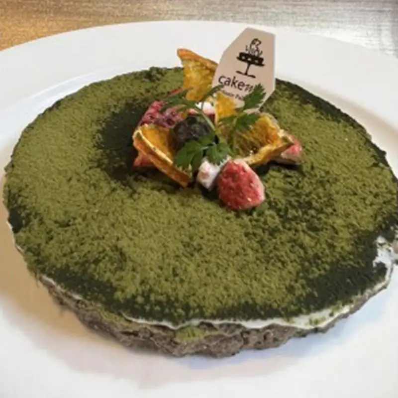 鹿肉のタルトケーキ風green（犬用）12cm【ペットフード ペット 動物 犬 餌 エサ 小型犬 愛犬 愛犬家 愛犬用 おやつ デザート 手作り タルト ケーキ 鹿肉 鹿 肉 健康 おやつ 犬用 ペット用 ご褒美 福岡県 筑前町 ふるさと納税 冷凍 送料無料 CH020】