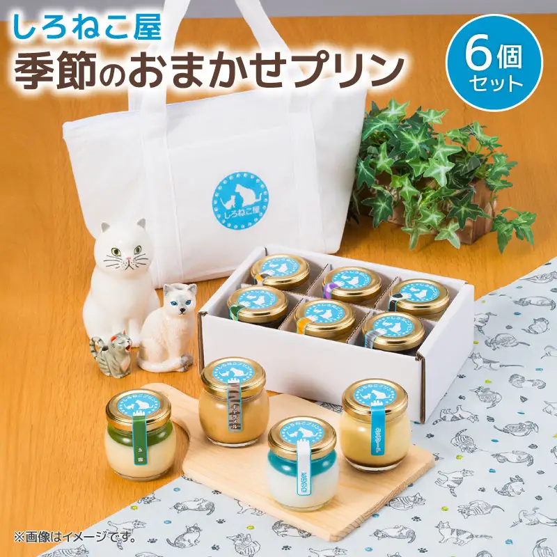 プリン 季節の プリン おまかせ 6個セット