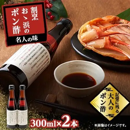 割烹大浜のポン酢 2本入り【1541847】