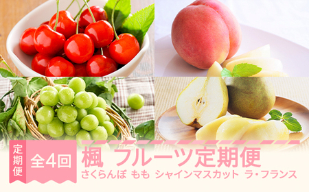 先行予約【楓】全4回フルーツ定期便 2026年産春始まり mm-ft4xx-a