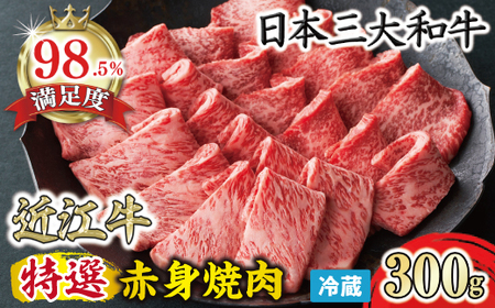 【寛閑観】近江牛 特選 赤身 焼肉 300g 冷蔵 【FR25W】【 近江牛 】 牛肉