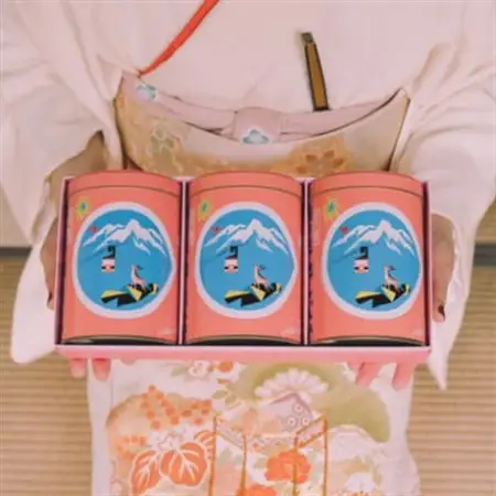 湯の花せんべいハートAR缶3缶セット【1269628】