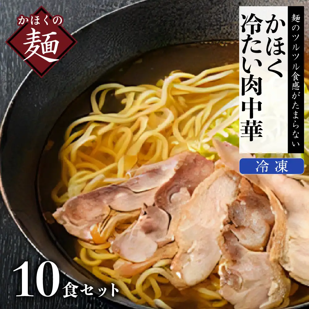 肉中華 かほく冷たい肉中華 10食セット 山形 肉中華