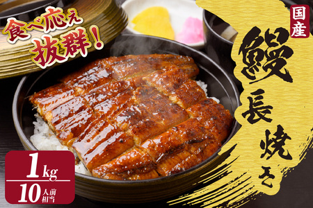 国産特大うなぎ長焼き５尾(約２００ｇ)　合計約１，０００ｇ以上（1665）