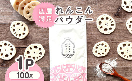2595 鹿屋満足 れんこんパウダー100g KN026-001-01 加工食品