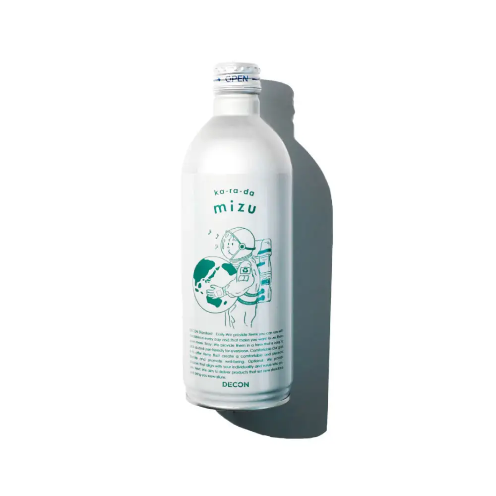 DECON (デコン) ka-ra-da mizu (みず) 490ml 1箱24本入り
